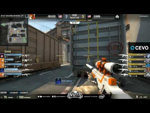 IBP Invite Spring CS:GO 2017 - Cloud9 vs Selfless - Map 2 - Round of 8