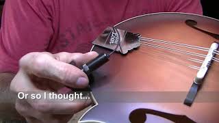 Video thumbnail for 218 RSW LR Baggs Radius Mandolin Pick Up Install Review by Rosa String Works