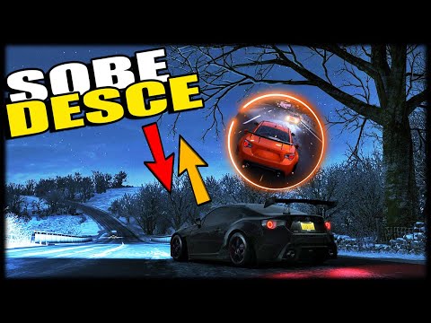 CORRIDA SOBE e DESCE quase MORRI - Forza Horizon 4 Online