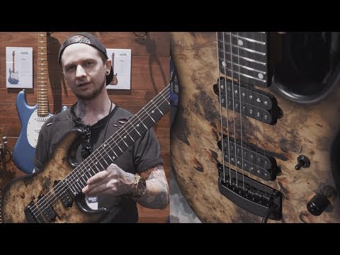 Ernie Ball Music Man Jason Richardson Cutlass Electric Guitar, 7-String (with Case), Majora image 9