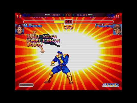 Helkice [Dictator] vs. ryu1999 [Fei/O.Ken/Ken] FT3 - Super Street Fighter II Turbo: New Legacy v0.5