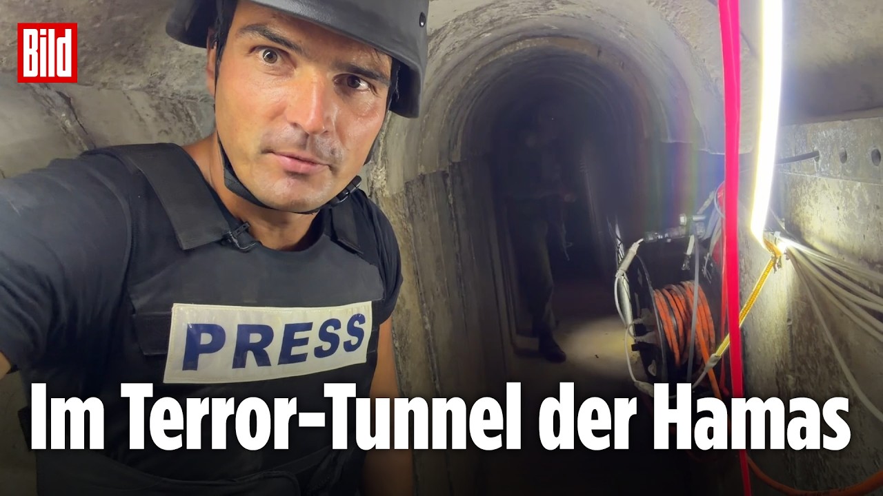 GAZAS UNTERWELT: Jan Philipp Burgard im Tunnel-Netzwerk des Grauens