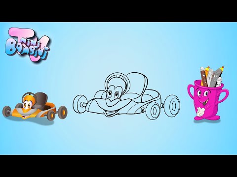 Mini Bambini Kids - KOLOROWANKA 🏎 GOKART🏎