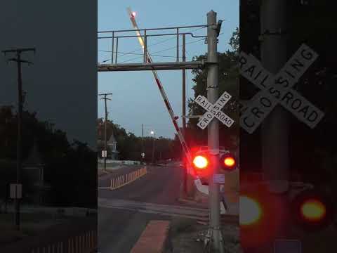 Bam! Railroad Crossing Gate Smacks Ground | #shorts