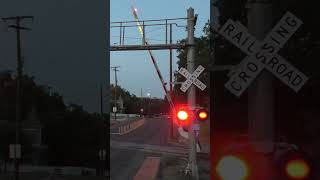 Bam! Railroad Crossing Gate Smacks Ground | #shorts