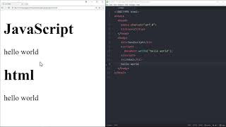 WEB2 JavaScript - 3.HTML과 JS의 만남 : script 태그