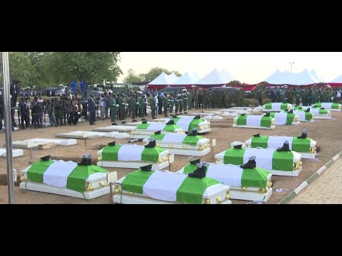 Burial Of 17 Soldiers Killed In Okuama, Delta State