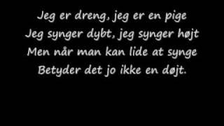 Kaj og Andrea - Vi er gode venner Med Lyric(: