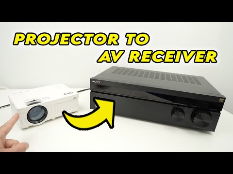 So schließen Sie einen Projektor über HDMI an einen beliebigen AV-Receiver an