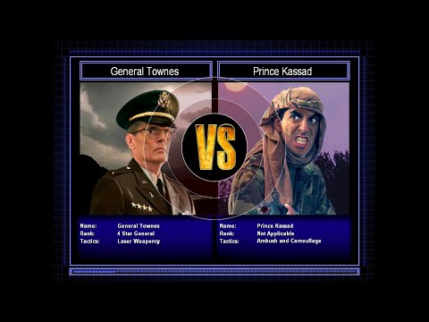 Laser General VS Stealth General [C&C Zero Hour Challenge] [Hard]