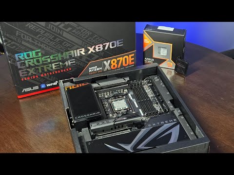Unboxing the $1,000 ROG CROSSHAIR X870E EXTREME Gaming Motherboard
