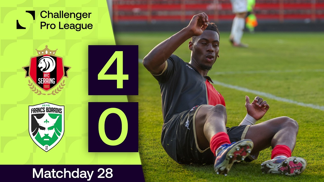 R Seraing vs Royal Francs Borains Highlights