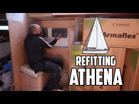 Sail Life - New nav station part 2 (Armaflex insulation) - DIY sailboat restoration