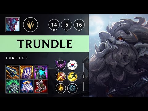 Trundle Jungle vs Kindred: Unstoppable - KR Master Patch 14.23