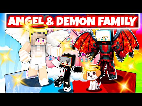 Ultimate Minecraft Family with Angel/Demon Powers!