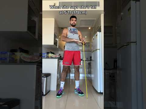 COMPARED TO 5’11🤯 #tall #tallfamily