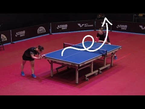 Mima Ito's Serve on Fire: #MimaIto #TableTennis
