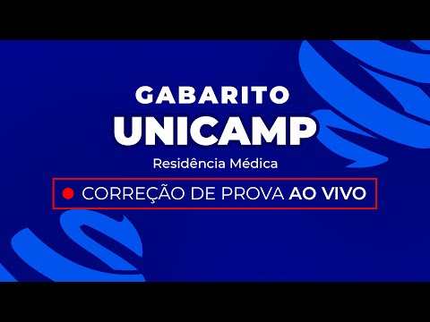 Gabarito Residência Médica UNICAMP 2024 - Correção Pós-Prova - Ao Vivo