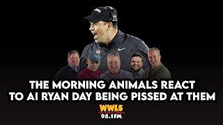 The Morning Animals REACT to AI Ryan Day being pissed at them / 9.26.23