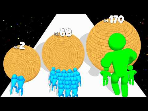 RESCUE PUSH 3D - Level Up Push Runner Part 2 New Update (Max Level) Number Math Games