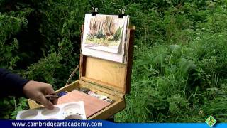preview picture of video 'How to use a pochade box for watercolours as well as oil painting'