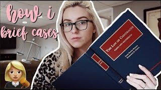 How I Brief Cases for Law School | Law  School Vlog 22