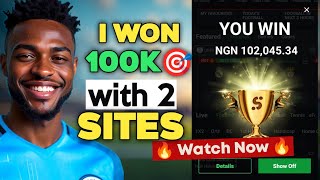 🎯How i won 100k with predictions sites with BIG ODDS #football predictions today