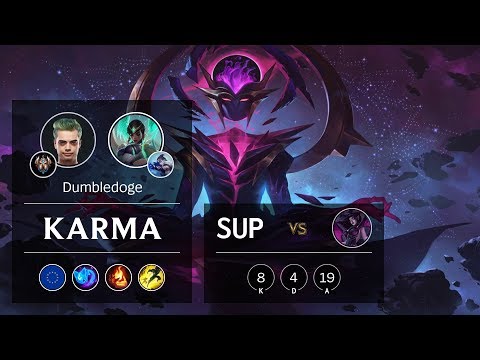 Karma Support vs Morgana - EUW Challenger Patch 9.20