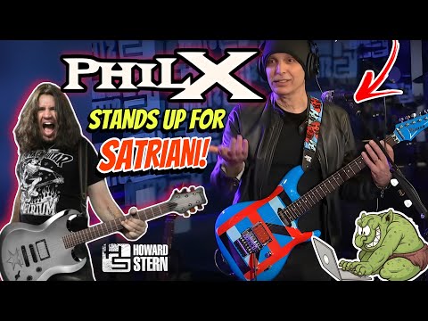 ‼️Phil X defends Satriani over Howard Stern Performance✊| Steve Vai & Wife visit Phil X’s house! 🤯