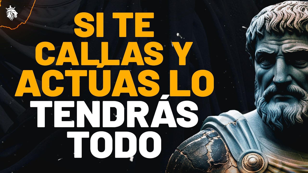 CÁLLATE y ACTÚA Como Si No Tuvieras Nada Que Perder | Hablar no cambia vidas, Actuar Sí | Estoicismo