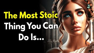 The Most Stoic Thing You Can Do Is: WALK AWAY SILENTLY