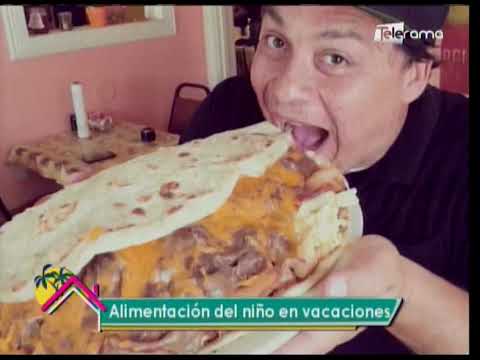Alimentación del niño en vacaciones
