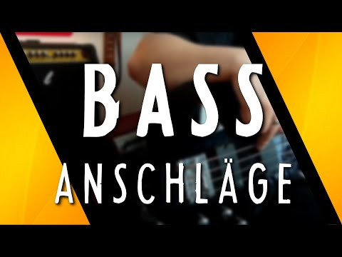 Die Anschlagstechniken auf dem E-Bass