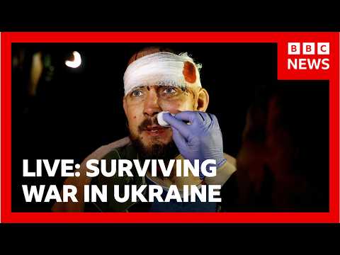 LIVE: Surviving a Fifth Winter of War in Ukraine | BBC News