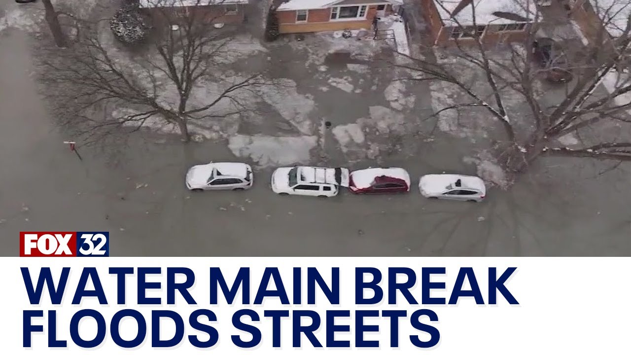 Water main break floods Skokie streets, forcing boil order in surrounding areas