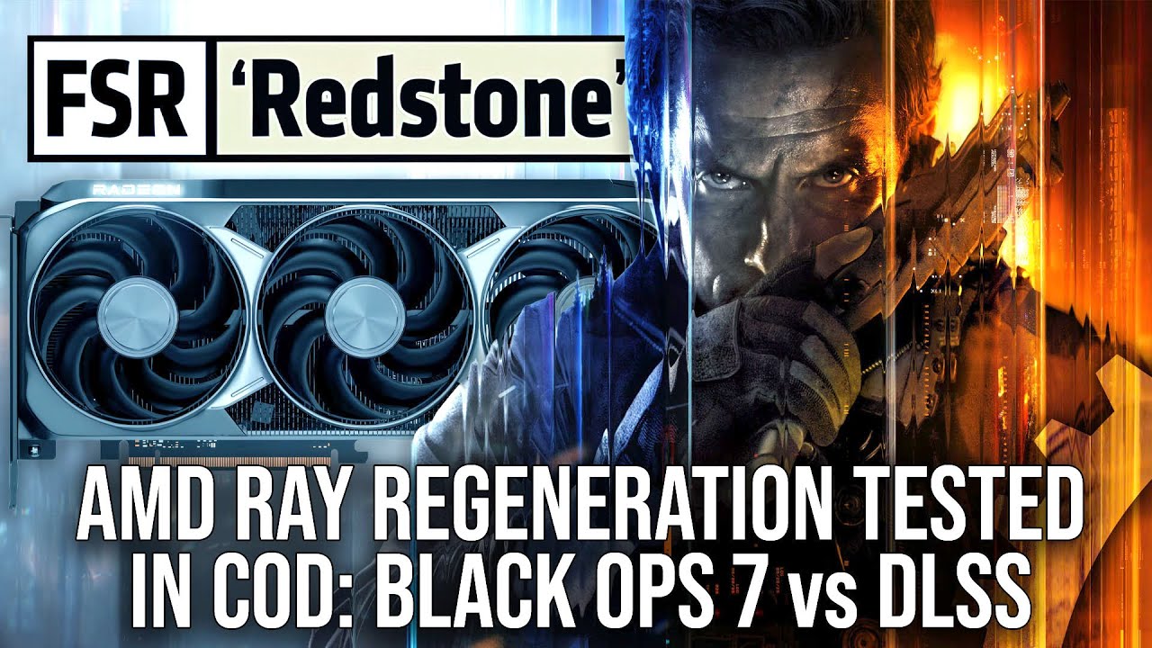 AMD FSR Redstone Ray Regeneration Tested vs DLSS Ray Reconstruction - Not Quite What We Expected