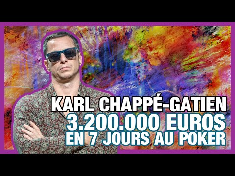3.200.000 euros au poker en 7 jours : Karl Chappé Gatien, Entrepreneur Millionnaire du Bitcoin !