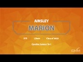 Ainsley Marion #16 2020 Triple Crown