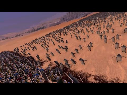5000 Footman's vs 7000 Penguin's | Ultimate Epic Battle Simulator |