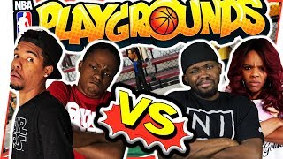 CRAZY SHOWDOWN! WHO RUNS THE PLAYGROUND?! - NBA Playgrounds Gameplay