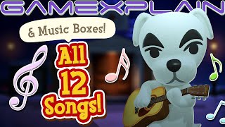 Preview of All 12 New K.K. Slider Songs Tonight (Live & Aircheck) + Music Boxes in New Horizons 2.0!