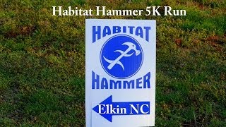 preview picture of video 'Habitat Hammer 5K Run, Habitat For Humanity, 2014, Elkin NC'
