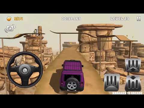 Mountain Climb 4x4: Impossible Stunts # Jeep Wrangler Different Colors - Android GamePlay