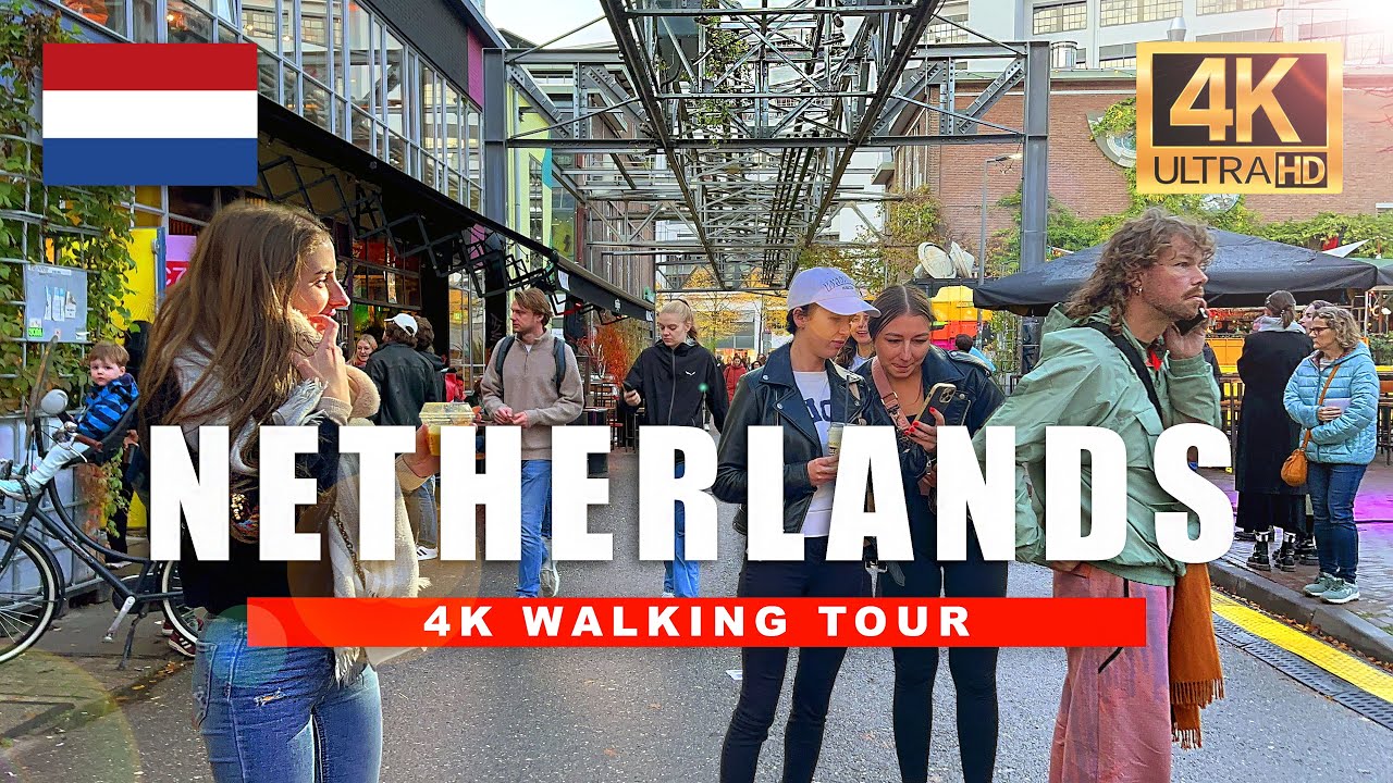 Immersive street-level walking tour through Eindhoven Strijp, Netherlands, showcasing authentic urban landscapes, local architecture, and the vibrant atmosphere of the city's neighborhoods