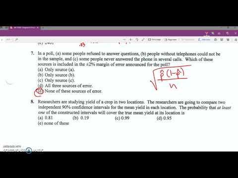 Ap Statistics Chapter 8 Test