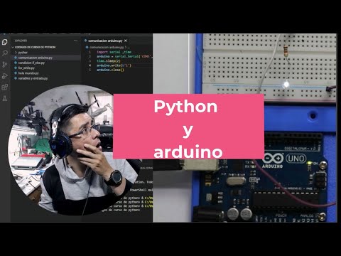 comunicación y control con python y arduino mediante pyserial y visual code studio
