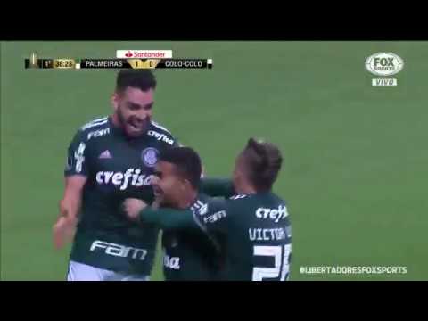 Gol do dudu palmeiras 1 x 0 colo colo -libertadores