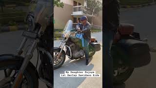 My Baby Girl Enjoys Her First Harley-Davidson Ride | Bond of Shared Dreams #askdushyant