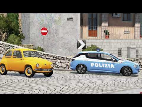 Emergency vehicles responding in BeamNG.Drive | Episode 1