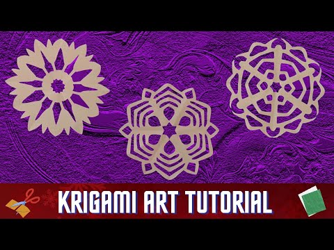 What to Make from Paper? Krıgami Art Tutorıal (84) / Origami School #krigami #origami